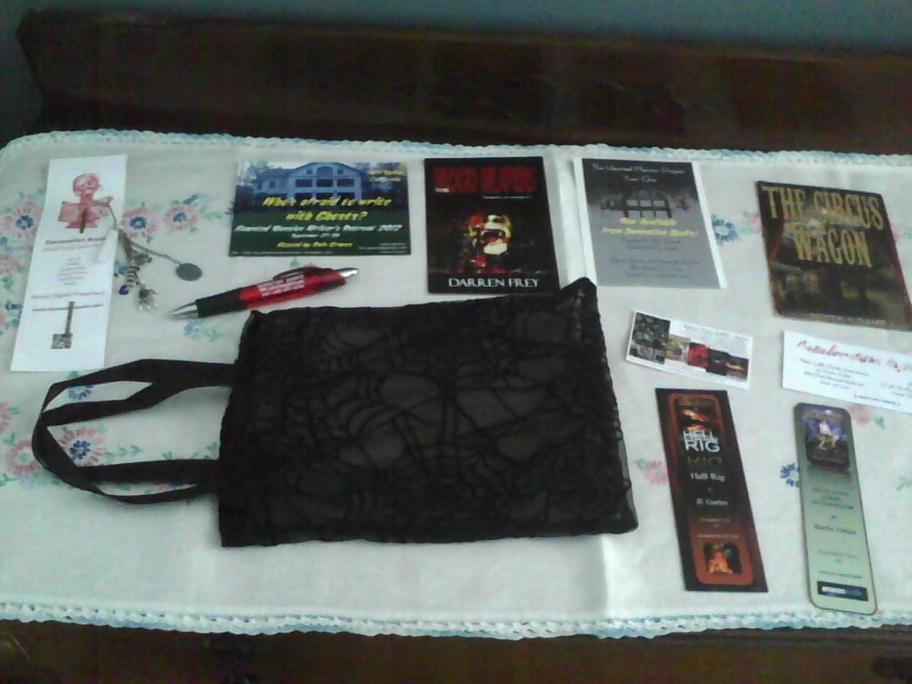 damnation books swag bag